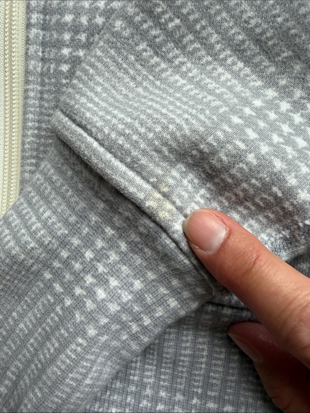 Lululemon Gray Patterned Scuba Hoodie - Picture 6 of 8